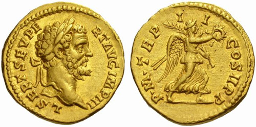 septimius severus roman coin aureus